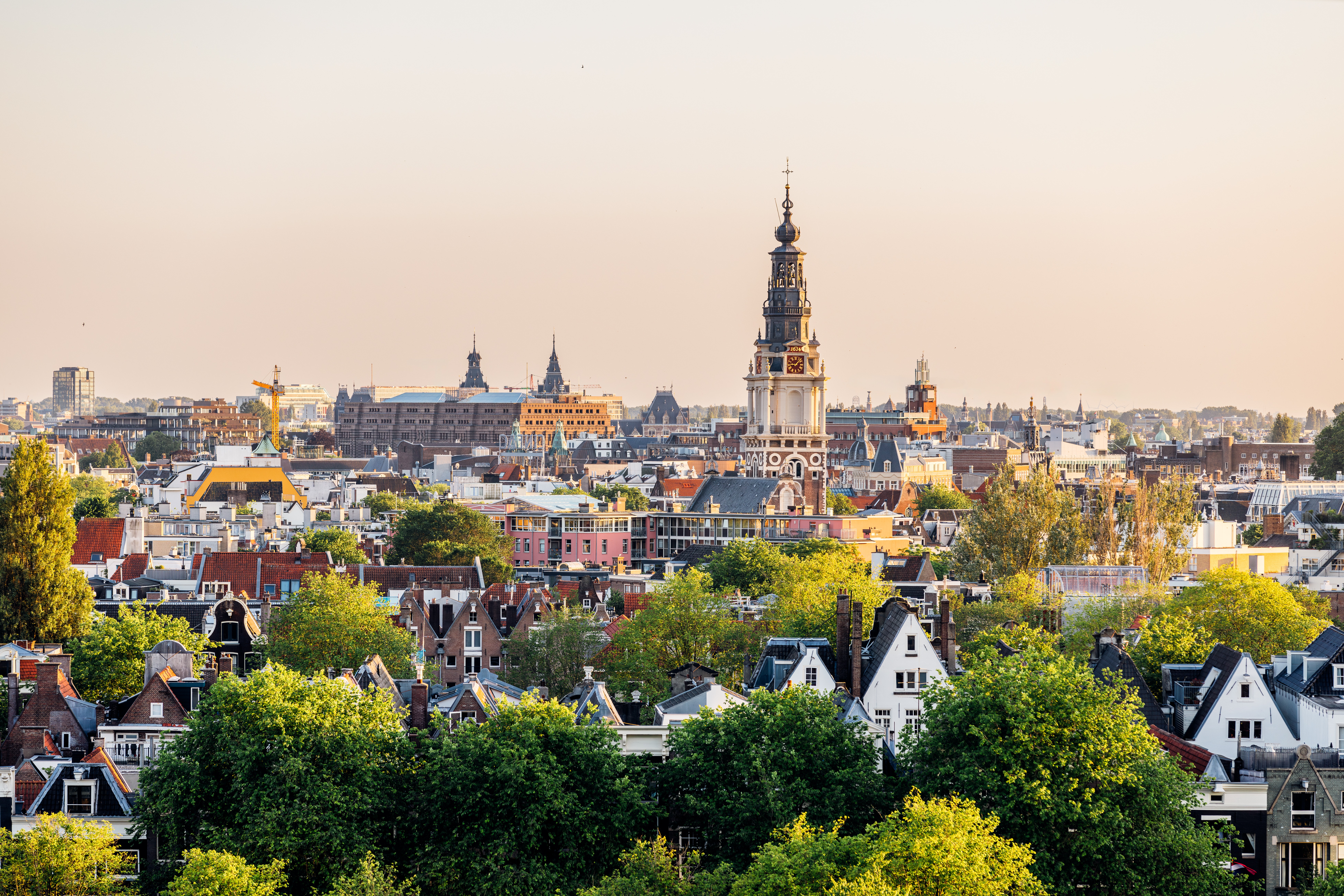 OT holland city view risk on the road Amsterdam